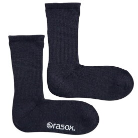 【★エントリーで追加ポイント4倍★】ラソックス | rasox 靴下 ソックス ベーシック・クルー BA220CR01 吸汗速乾 メンズ レディース 男性用 女性用 L字型 クルー丈 誕生日 お祝い 母の日 クリスマス プレゼント ギフト おすすめ ブランド