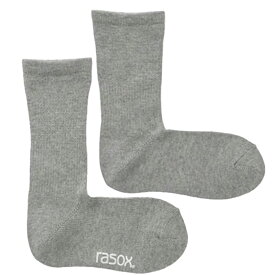 ラソックス | rasox 靴下 ソックス ベーシック・クルー BA220CR01 吸汗速乾 メンズ レディース 男性用 女性用 L字型 クルー丈 誕生日 お祝い 母の日 バレンタイン プレゼント ギフト おすすめ ブランド
