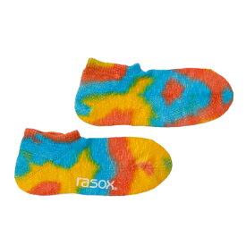 ラソックス | rasox 靴下 ソックス タイダイ・スニーカー CA091SN24 メンズ レディース 男性用 女性用 L字型 ショート丈 スニーカー丈 誕生日 お祝い 母の日 バレンタイン プレゼント ギフト おすすめ ブランド