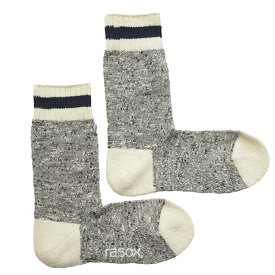 【★エントリーで追加ポイント4倍★】ラソックス | rasox 靴下 ソックス スラブライン・クルー CA240CR06 メンズ レディース 男性用 女性用 L字型 クルー丈 ズレにくい 誕生日 お祝い 母の日 クリスマス プレゼント ギフト おすすめ ブランド