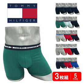【1等最大100%ポイントバック★要エントリー】TOMMY HILFIGER | トミーヒルフィガー ボクサーパンツ 3枚セット メンズ アンダーウェア 並行輸入品 下着 前開き/前閉じ 誕生日 ギフト プレゼント おしゃれ バレンタイン おすすめ ブランド