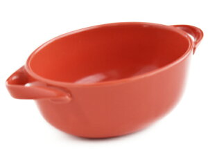 ■リンドスタイメスト■BRIGHT RED ブライトレッド 赤 耐熱 ストーンウェア 楕円 ベイカー キャセロール 両手付 ■ココット ボウル 赤色【1000円ポッキリ】【新生活】【母の日