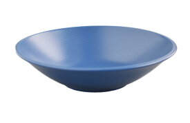 リンドスタイメスト　VIVID BLUE　ビビッドブルー　サラダボウル　青色　21.5cm 　スープ・パスタプレート　　1枚　安全食器 　　磁器　パスタ皿　サラダ皿　カレー皿
