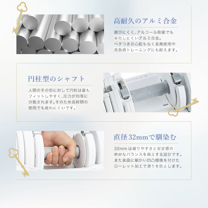 楽天市場】【10%OFFクーポン！マラソン限定】可変式ダンベル 12.5kg 2 