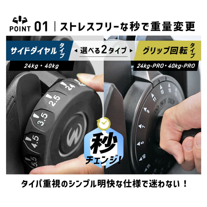 楽天市場】【10%OFFクーポン！マラソン期間】可変式ダンベル 【当店 