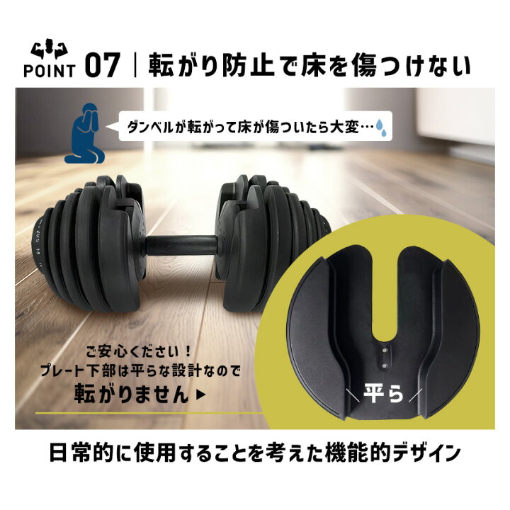 楽天市場】可変式ダンベル 【当店限定グリップ改良】 選べるPRO/従来 