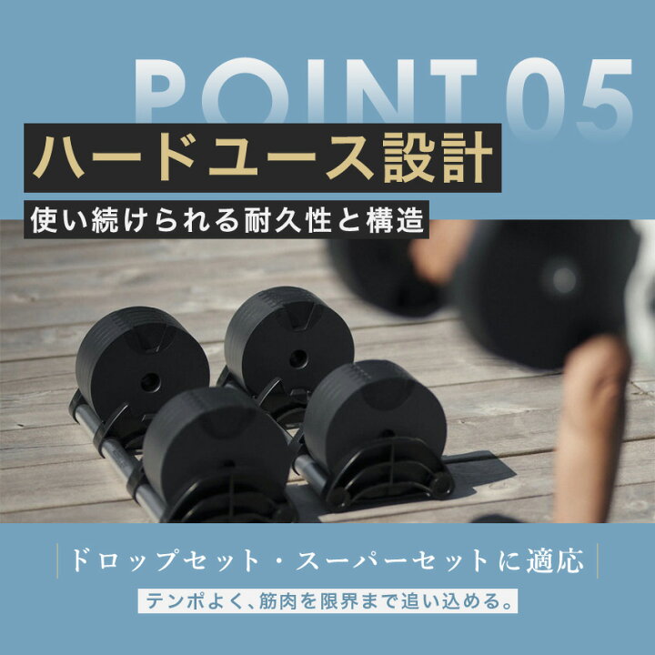 楽天市場】【10%OFFクーポン！マラソン期間】可変式ダンベル NUOBELL 
