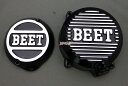 【あす楽対応】BEET ポイントカバー（ブラック）＋ジェネレーターカバー（ブラック）/ゼファー400・ゼファーカイ 0401…