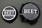 【あす楽対応】BEET ポイントカバー（ブラック）＋ジェネレーターカバー（ブラック）/ゼファー400・ゼファーカイ 0401-K03-04+0402-K03-04