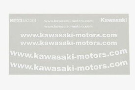 【ネコポス対応】KAWASAKI カワサキ WEBステッカーキット（ホワイト） J7010-0116