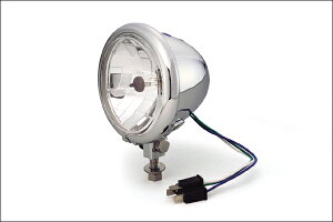 KIJIMA カスタムヘッドライト 4.5インチマルチリフレクター ベーツタイプ(メッキ)/H4カプラー 205-313