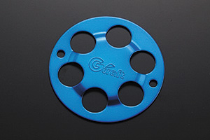 G-Craft クラッチカバー 段付き穴あきタイプ（ブルー） モンキー・ゴリラ 33010