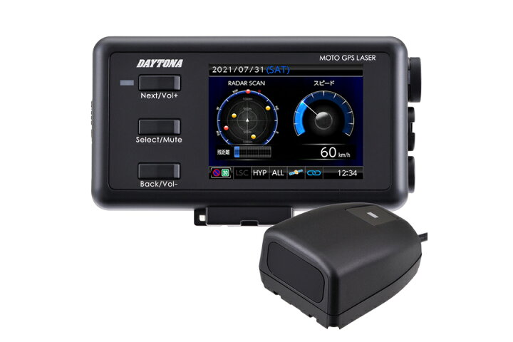 楽天市場】DAYTONA MOTO GPS LASER（超高感度GPSレーザー& レーダー 