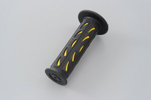DAYTONA PROGRIP 耐振GELシリーズ 原付モデル用ショートタイプ #724 耐震GEL( ブラック/イエロー)エンド非貫通 115mm 98072