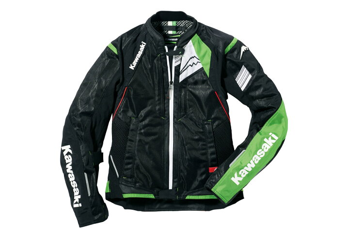 KAWASAKI カワサキ エアーコンテンドジャケット（ホワイト）Mサイズ 
