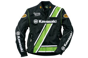 KAWASAKI カワサキ×BATES クラシックメッシュジャケット(ブラック)3Lサイズ J8001-2912