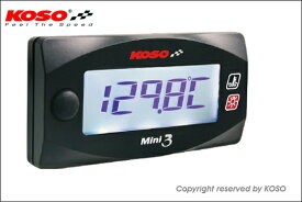 【あす楽対応】KN企画 KOSO Mini3デジタル（ヘッド温度計）/マジェスティS・S-MAX KS-M3-HTSM