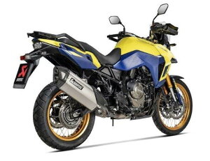 AKRAPOVIC �A�N���|�r�b�` V-STROM800 DE ���{�F�� �X���b�v�I���}�t���[���C�� SLIP ON LINE �`�^�� S-S8SO1-HAFTJPA