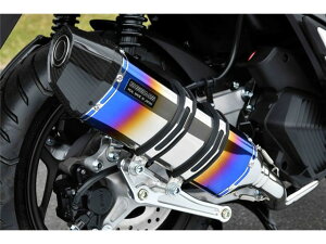 PCX160:2023〜(8BK-KF47) マフラー BEAMS ビームス CORSA-EVO II ヒートチタン フルエキゾースト G1015-65-001
