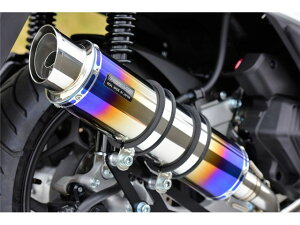 PCX160:2021〜(2BK-KF47) マフラー BEAMS ビームス R-EVO2 ヒートチタン フルエキゾースト G196-54-007