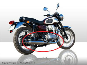 r's gear A[YMA Kawasaki W650(BC-EJ650A) Co NVbN}t[ NVJ^Cv Xg[g WK16-02CT
