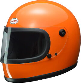 在庫有り 当日発送 LEAD工業 リード工業 RX-200R フルフェイス ヘルメット【 オレンジ 】 フリー(57-60cm未満)