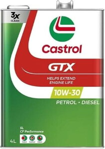 yP[XPʔ̔̂݁z 4L 6{ Castrol JXg[ GTX 10W-30 SL/CF SL CF P 3436685