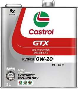 yP[XPʔ̔̂݁z 3L 6{ Castrol JXg[ GTX 0W-20 UC SP/ILSAC GF-6A  3437864