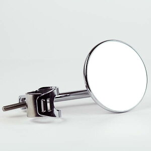 GOODS グッズ フォーククランプミラー 3インチ ラウンド カラー:クローム G6-00117