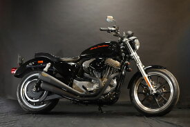 GOODS グッズ バイク マフラー XL-FTツインハンマーフルEX　ブラック Harley-Davidson　ハーレーダビッドソン スポーツスター(14-22年) GW-4050