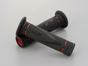 DAYTONA デイトナ PROGRIP プログリップ 耐振GELシリーズ #838(全長122mm)ブラック/レッド 98152