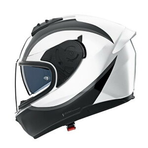 �݌ɗL�� Daytona �f�C�g�i NOLAN �m�[���� �o�C�N �w�����b�g �t���t�F�C�X N60-6 BIFASE(WHITE/BLACK/349) M�T�C�Y(57-58cm) 64414