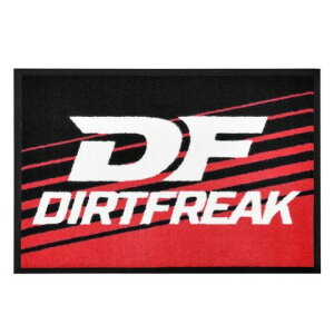 DIRTFREAK �_�[�g�t���[�N ���[�V���O�}�b�g �X�^���h�}�b�g 45x65cm DF-3 BLK/RED G6011