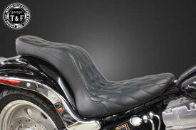 Garage T&F ガレージ ティーアンドエフ Harley-Davidson ハーレーダビッドソン ソフテイル(SOFTAIL)200ワイドタイヤ用 ダブルシート(ダイヤ) STST15
