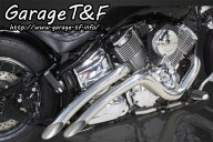 在庫有り Garage T&F ティーアンドエフ ドラッグスター1100 ベントマフラー(ステンレス)タイプ2 DS1100VT…
