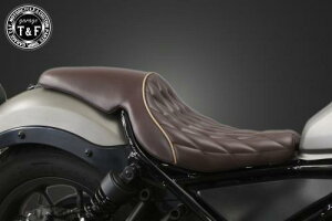 Garage T&F ガレージ ティーアンドエフ レブル250 ガンファイターシート(ダイヤ)BR/BE RB250ST03BRBE