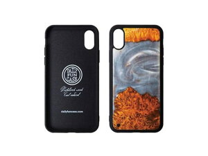 �݌ɗL�� GOODS �O�b�Y Stabilized wood - iphoneX/XS White - Dailyfuncase DFC000-0006