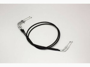 HARRICANE ハリケーン ロング スロットルケーブル W バルカン900クラシック 300L /カスタム 340L ブラック HB6847