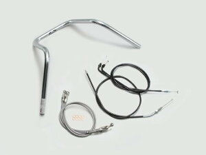 HARRICANE ハリケーン 300エイプハンガー3型 ハンドルSET CB400SB(05~07 NC39) クロームメッキ H011-085C