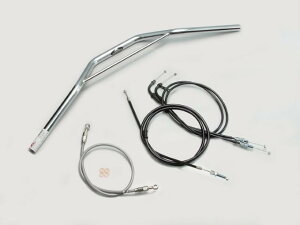 HARRICANE ハリケーン トラッカースペシャル ブリッジ付 ハンドルSET GSR400(~10 ABS無し車) クロームメッキ H501-034C