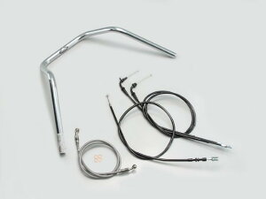 HARRICANE ハリケーン 200アップ3型プルバック ハンドルSET グラストラッカー/ビッグボーイ(-08キャブ車) クロームメッキ H504-013C