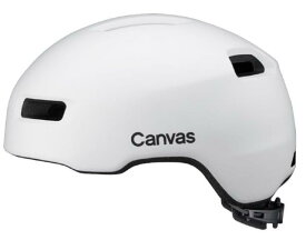 OGK オージーケー CANVAS_CROSS マットホワイト 自転車用ヘルメット