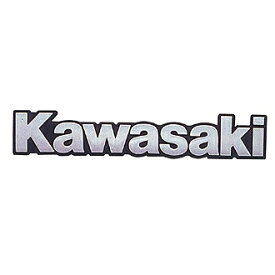 KAWASAKI カワサキ純正 1枚販売 タンクエンブレムSCクローム仕上ゲ タテ：27×ヨコ：157mm(両面テープ付キ)J2012-0003-A