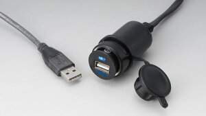 USB`[W[ VK[\PbgUSBϊA_v^[ oDC5V/2.1A DC12V/24V KIJIMA LW} 304-621A