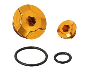 KITACO キタコ タイミングホールキャップSET ゴールド モンキー125・グロム・CB250R(MC52)・ダックス 125(JB06)等 753-1001070