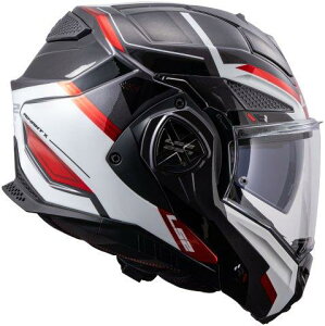 LS2 GGX2 {Ki oCN wbg VXewbg ADVANT-X F AhogGbNX Gt BLACK WHITE RED LTCY(59-60cm) 569012102L