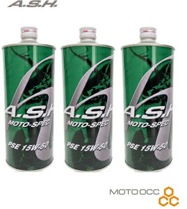 y3{Zbgz ݌ɗL  A.S.H OIL AbVIC MOTO-SPEC PSE 15W-50 4TCNIC 1L ASH-PSE-1550