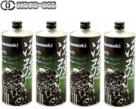 在庫有り 当日発送 Kawasaki エンジンオイル 4本 カワサキエルフ・Vent Vert(ヴァン・ヴェール)・冴強 10…