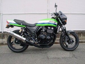 WR’S ダブルアールズ マフラー ラウンド・ステンレスサイレンサー スリップオン ZRX400/II BF4407JM