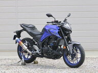 WR’S ダブルアールズ マフラー ラウンド・焼き色チタンサイレンサー スリップオン MT-25/MT-03 BK2260JM